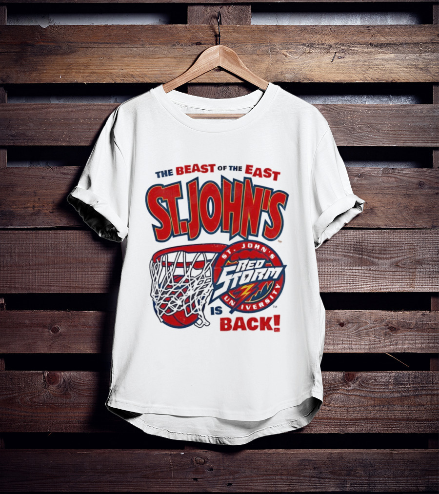 St. John's Red Storm The Beast Of The East Is Back T-Shirt