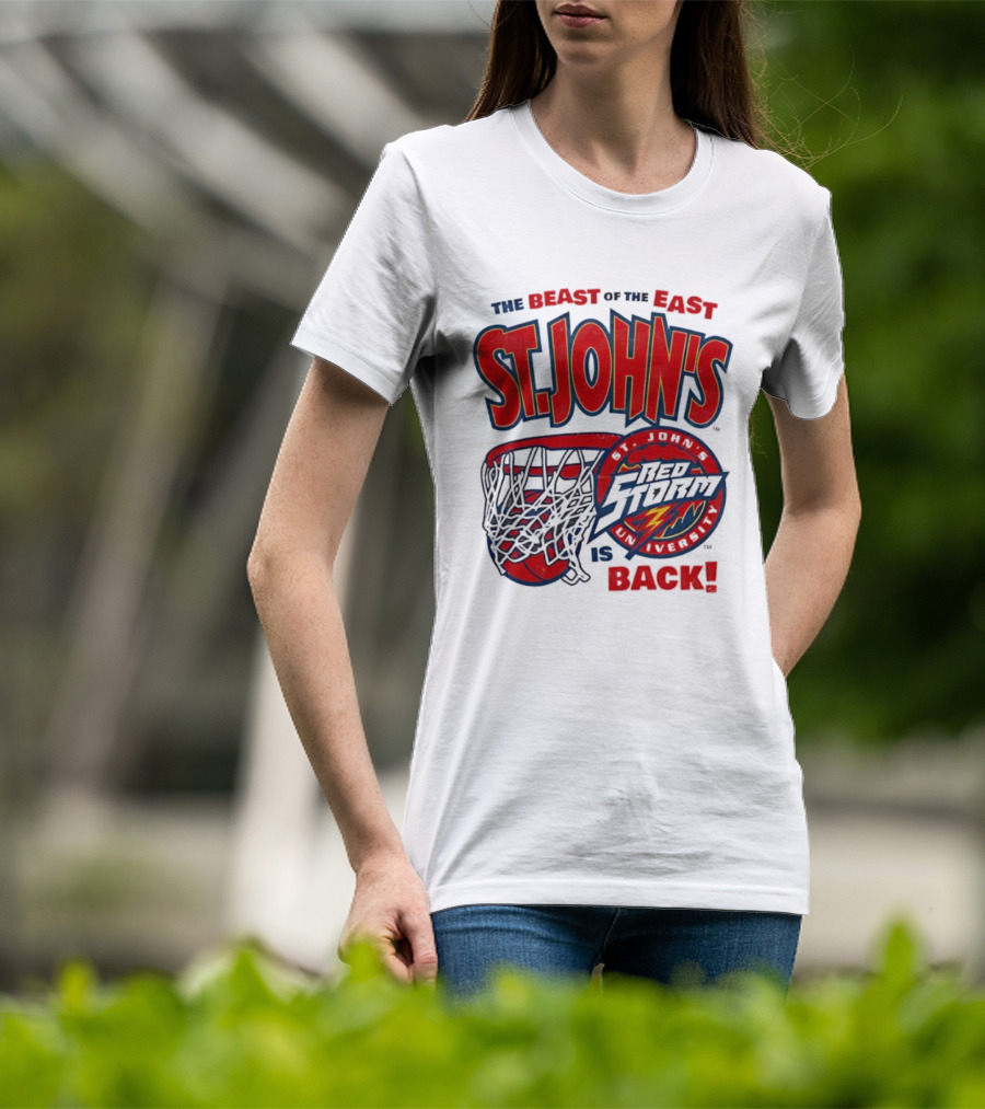 St. John's Red Storm The Beast Of The East Is Back T-Shirt