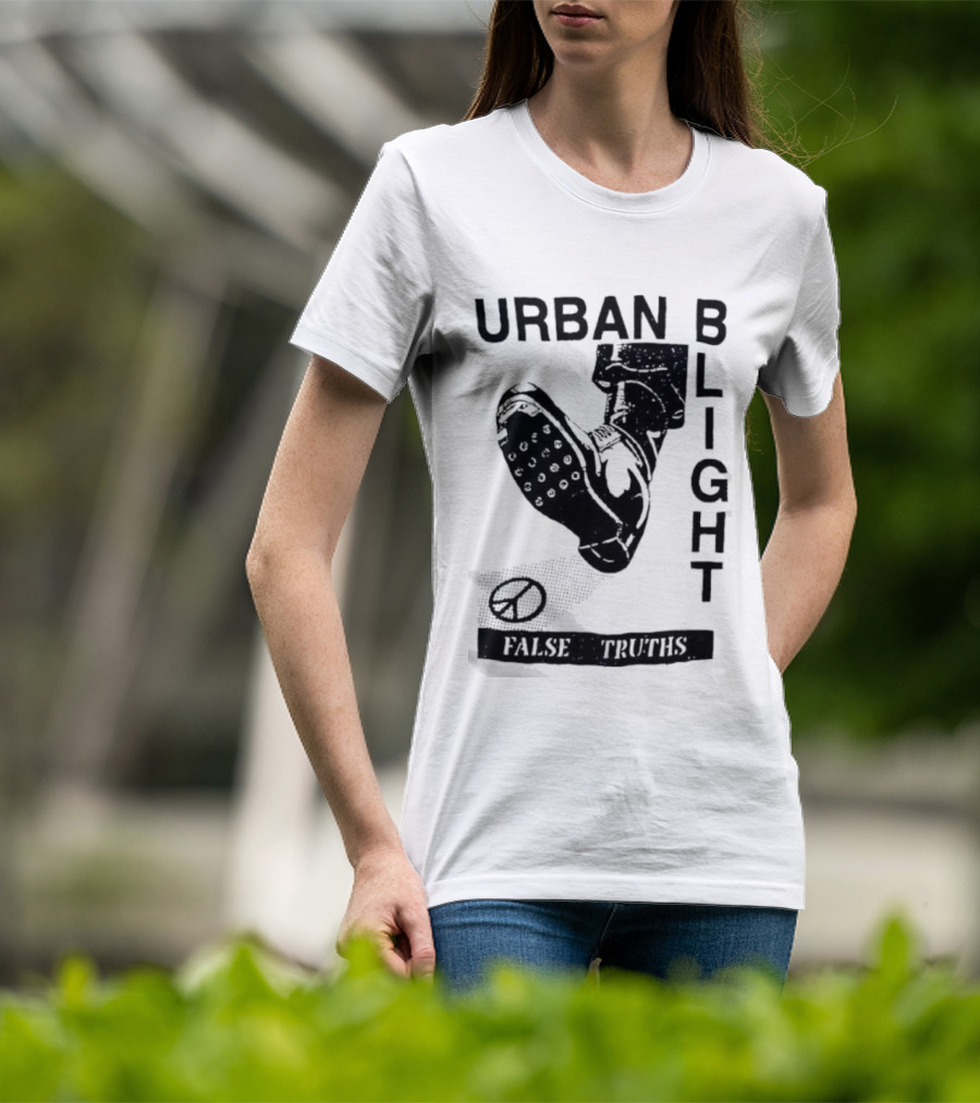 Urban Blight Boot False Truths Stars Sneaker Kick T-Shirt