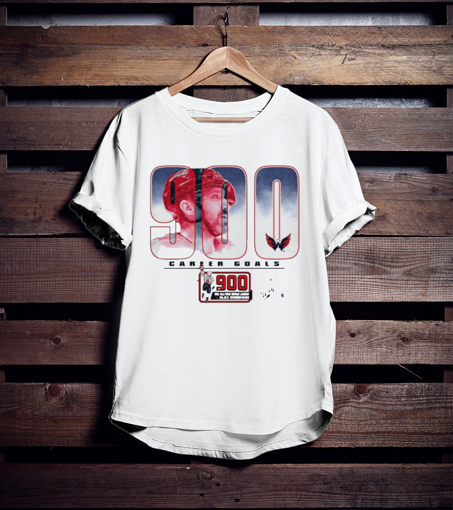Washington Capitals Alexander Ovechkin 900 Career Goals T-Shirt