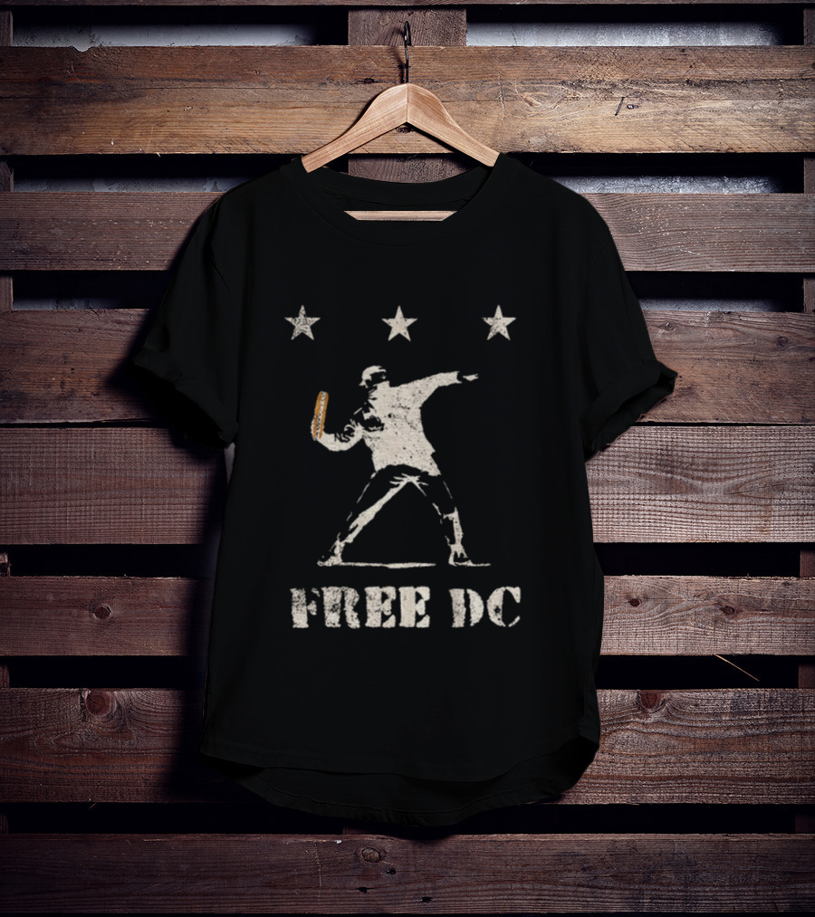 DC Sandwich Thrower Free DC Political Statement T-Shirt