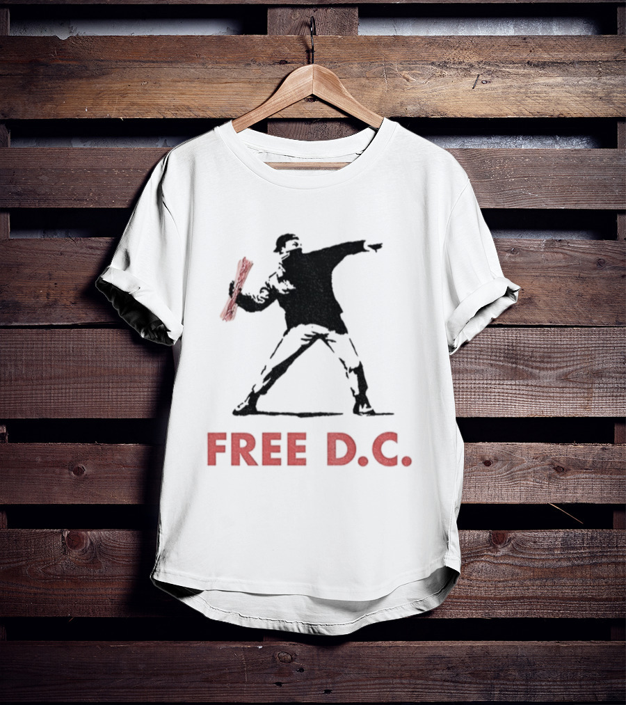 2025 Free D.C. Sandwich Guy Iconic Street Art Style T-Shirt