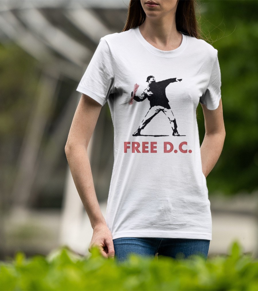 2025 Free D.C. Sandwich Guy Iconic Street Art Style T-Shirt
