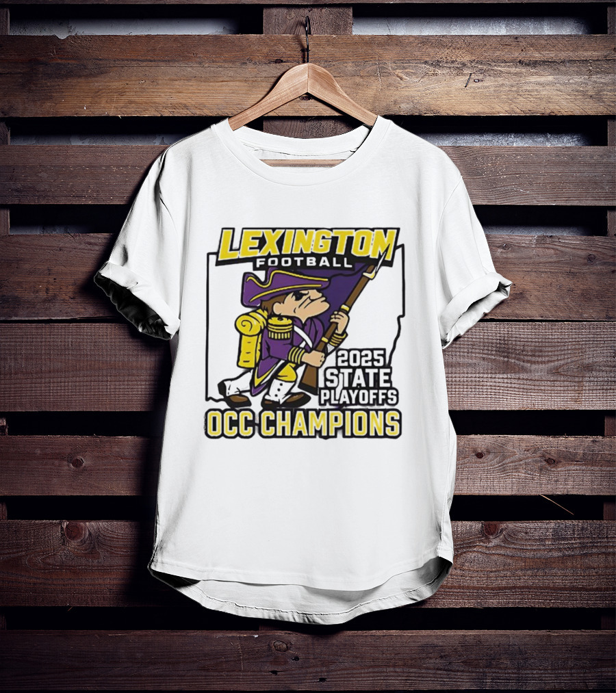 Lexington Football 2025 State Playoffs OCC Champions T-Shirt