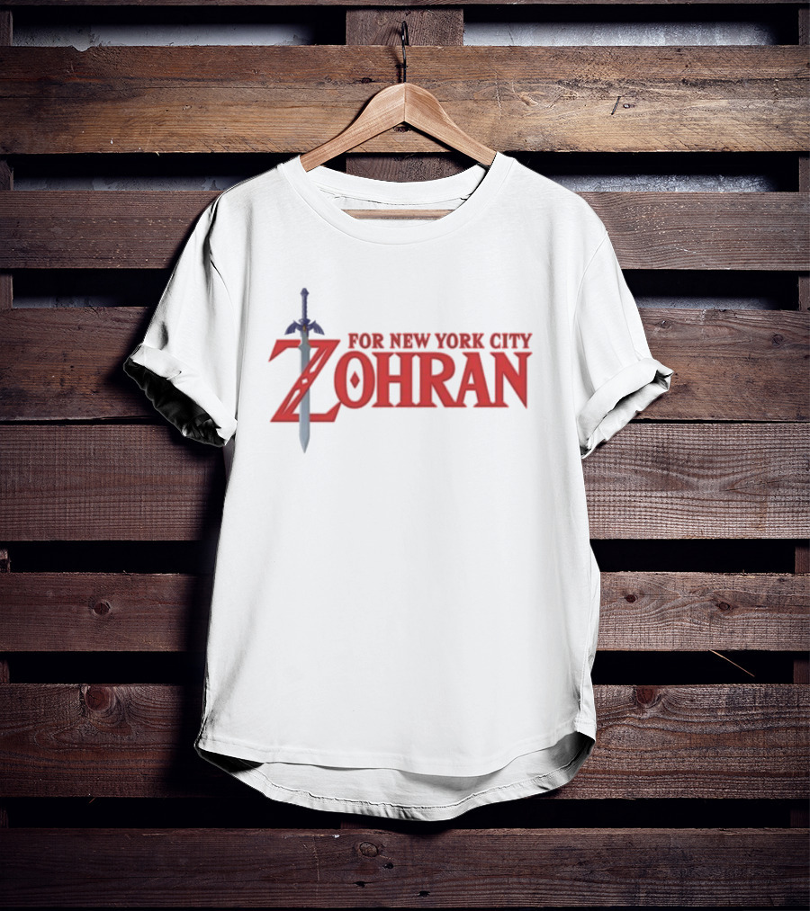 Zohran Mamdani For New York City Mayor Sword Legend T-Shirt