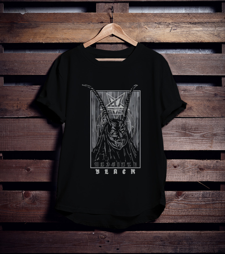 Aleister Black Mask WWE WrestleMania 41 Antler Hooded Cloaked Figure T-Shirt