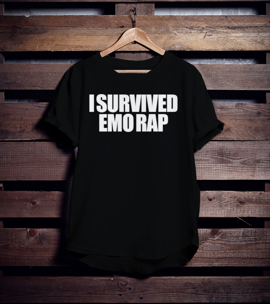 I Survived Emo Rap Nostalgia Trend Vintage Aesthetic Music Statement T-Shirt