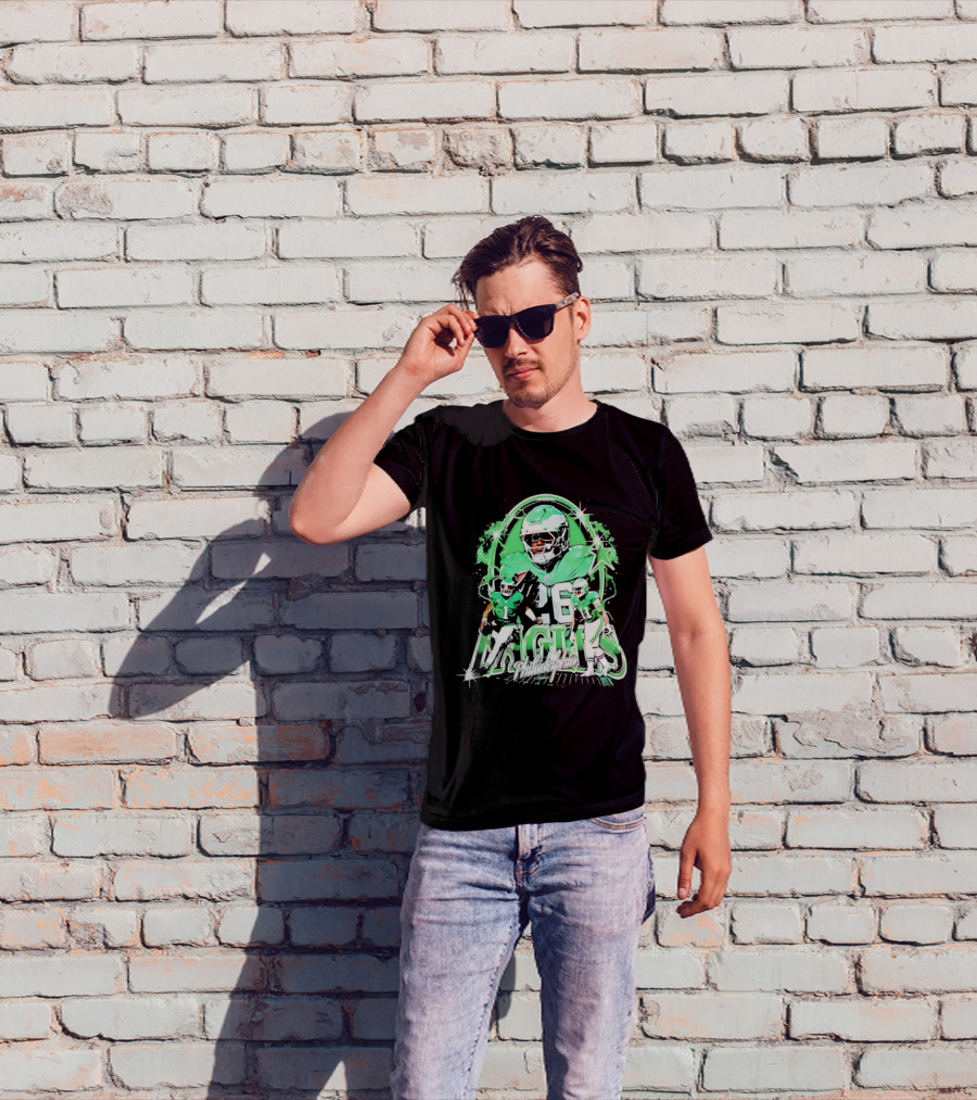 Philadelphia Eagles Jalen Hurts Charles Barkley AJ Brown Trio T-Shirt