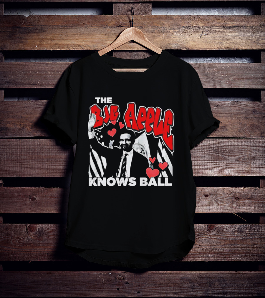 The Big Apple Knows Ball Zohran Mamdani New York City T-Shirt