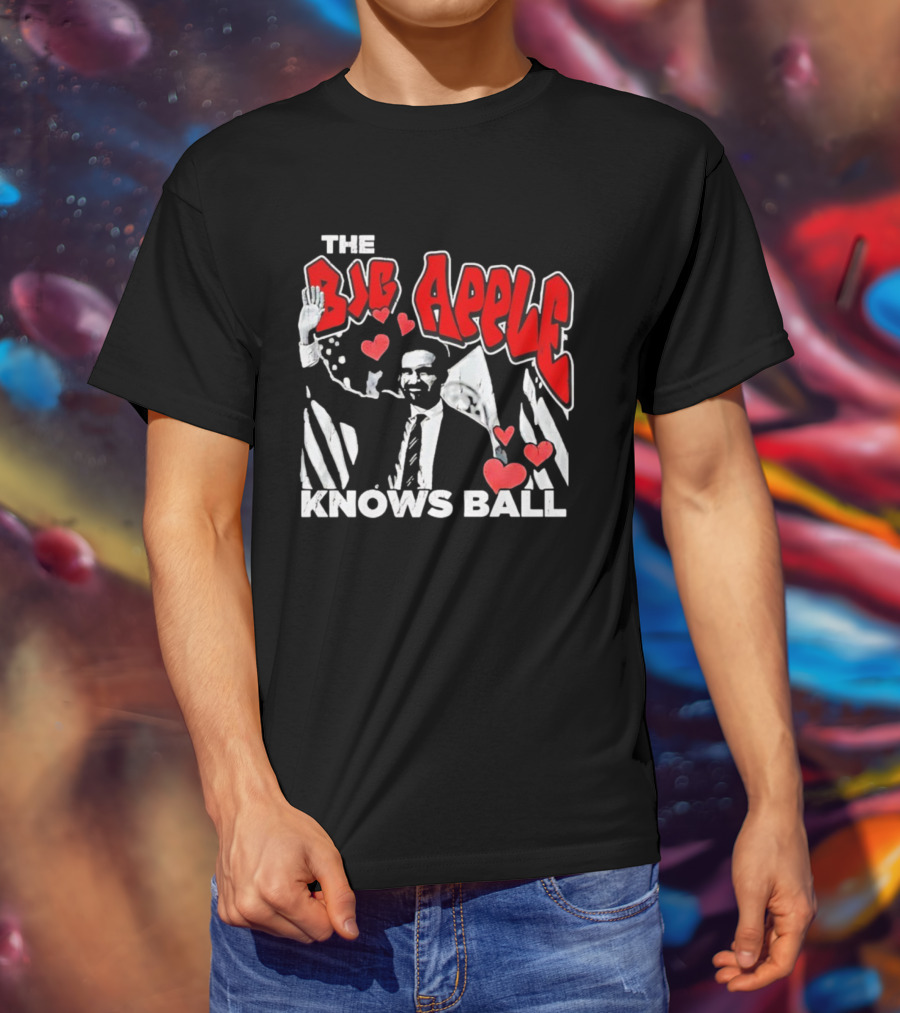The Big Apple Knows Ball Zohran Mamdani New York City T-Shirt