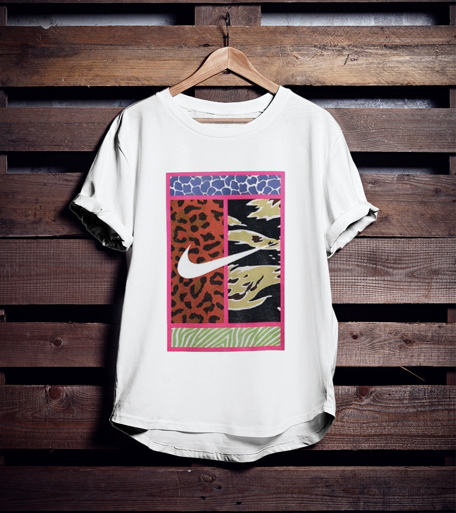 Carlos Alcaraz Nike Dri-FIT Court Swoosh Animal Print 갱스터 T-Shirt