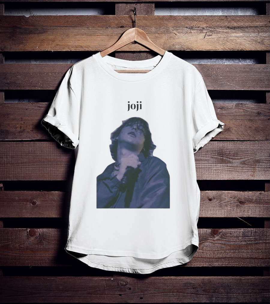 Joji Singer Mic Moment Blue Jacket Performance T-Shirt