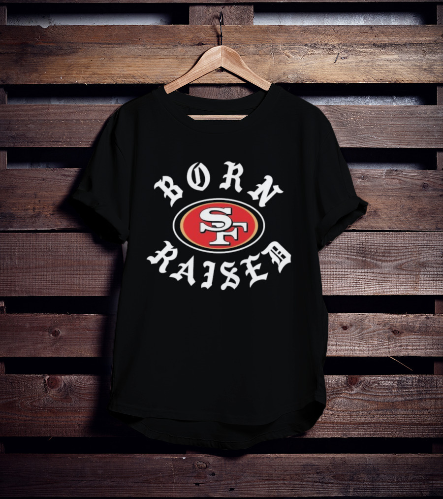 San Francisco 49ers Born X Raised SF Logo T-Shirt