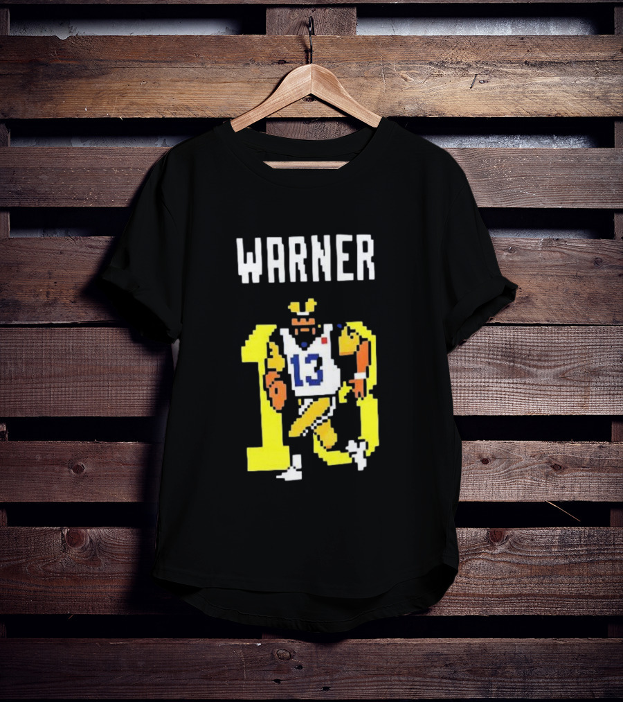 Kurt Warner Los Angeles Rams Retro 8-Bit 13 NFL T-Shirt