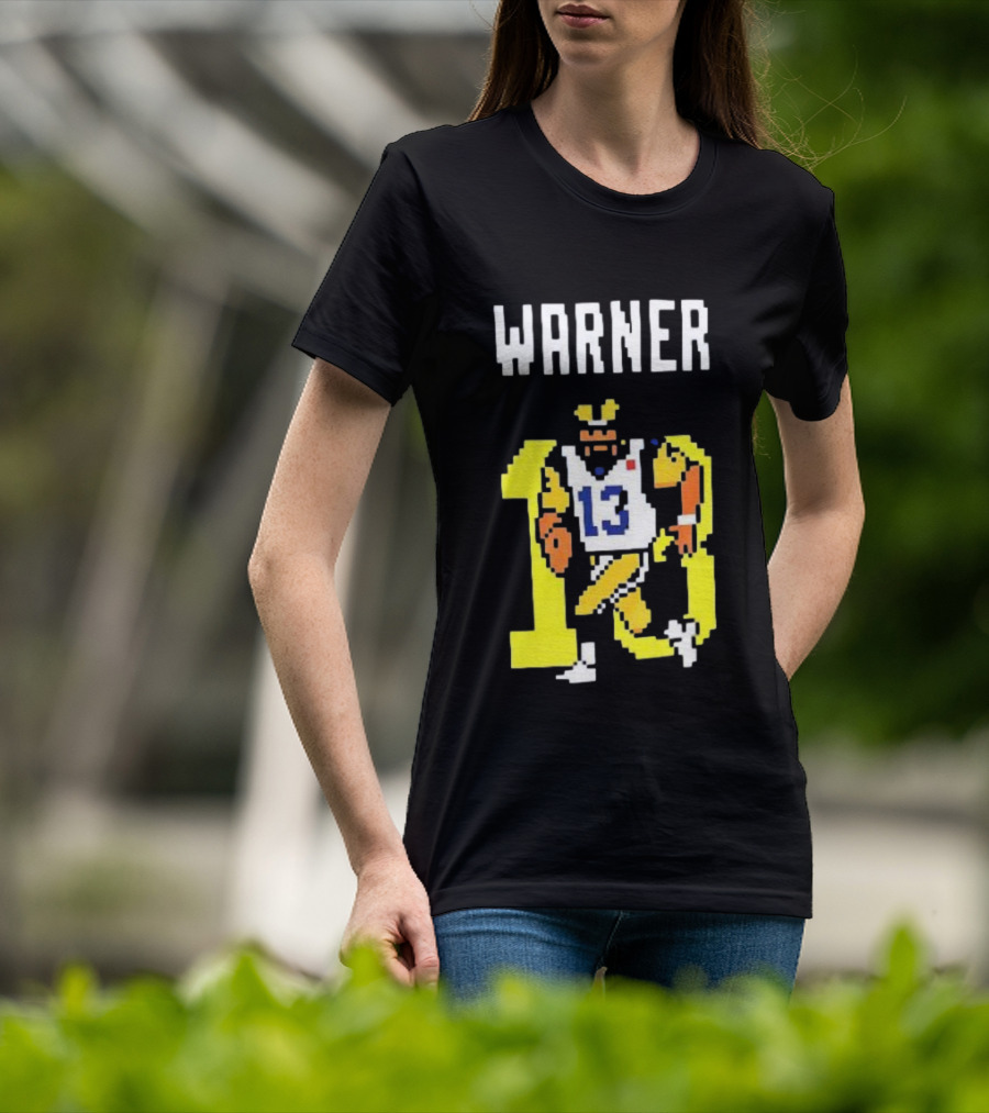 Kurt Warner Los Angeles Rams Retro 8-Bit 13 NFL T-Shirt