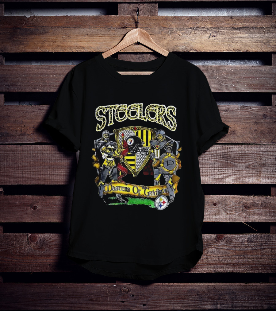 Steelers Masters Of The Gridiron Knights Emblem T-Shirt