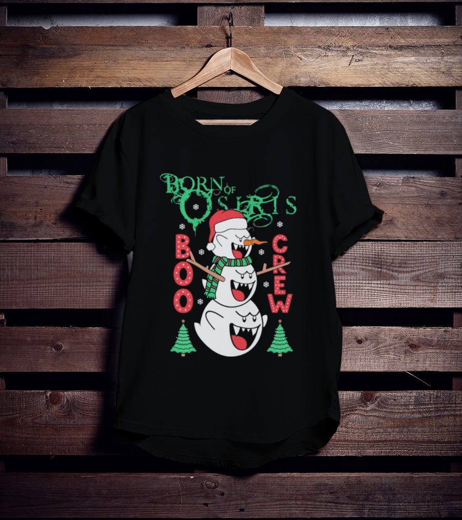 Born Of Osiris Boo Crew Christmas Snowman T-Shirt