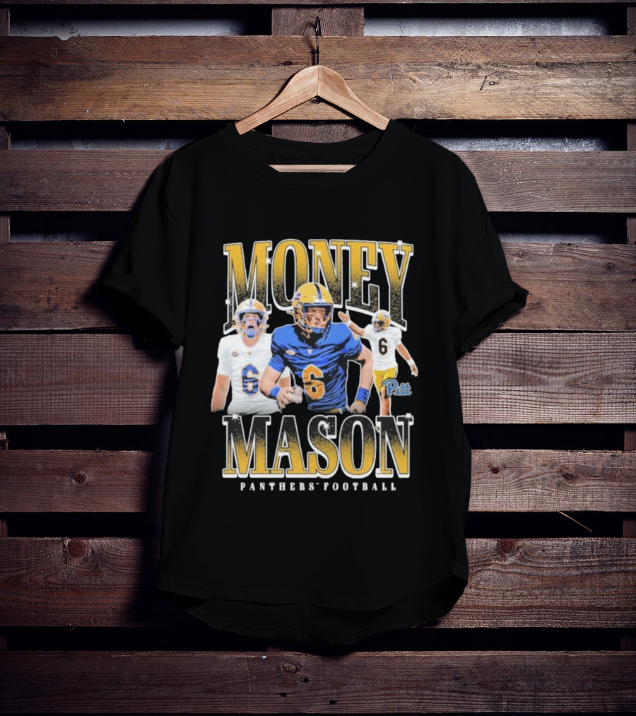Mason Heintschel Money Mason Panthers Pitt Football T-Shirt