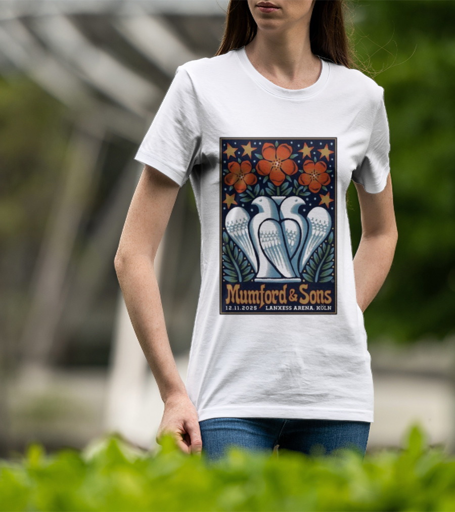 Mumford And Sons Cologne Lanxess Arena November 12 2025 Event Art T-Shirt