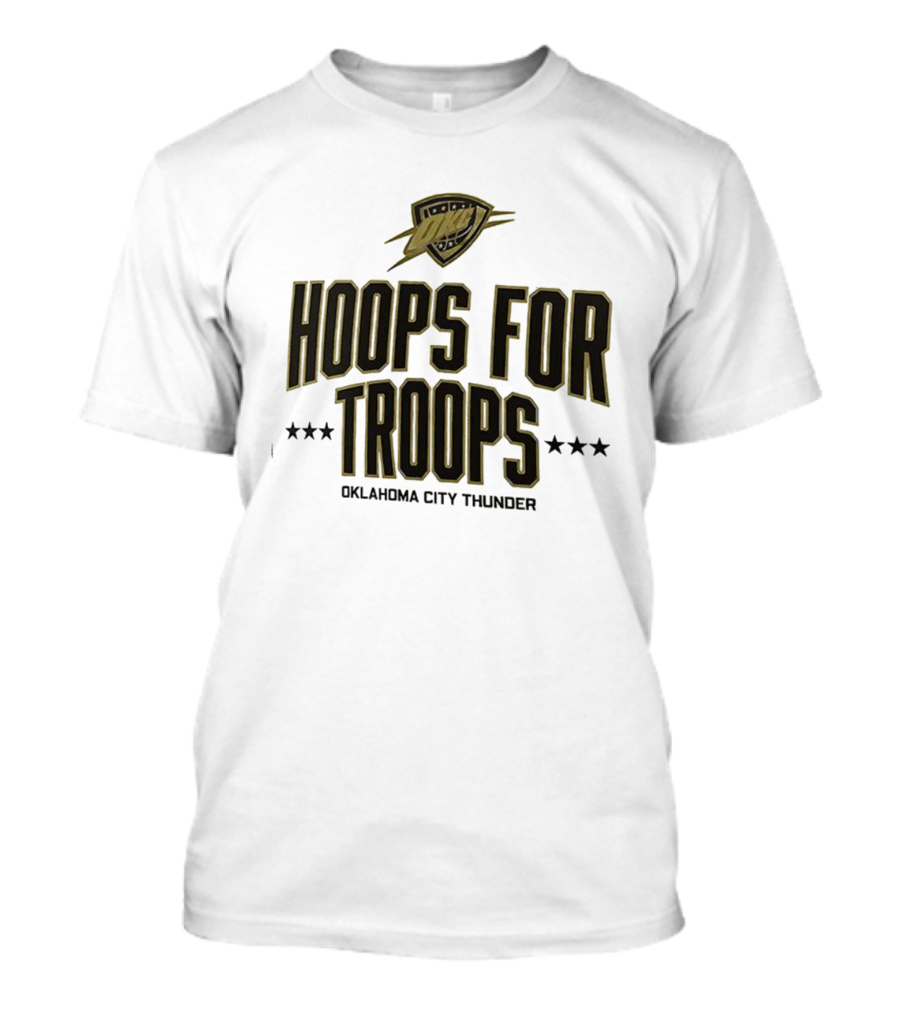 Hoops For Troops Oklahoma City Thunder T-Shirt