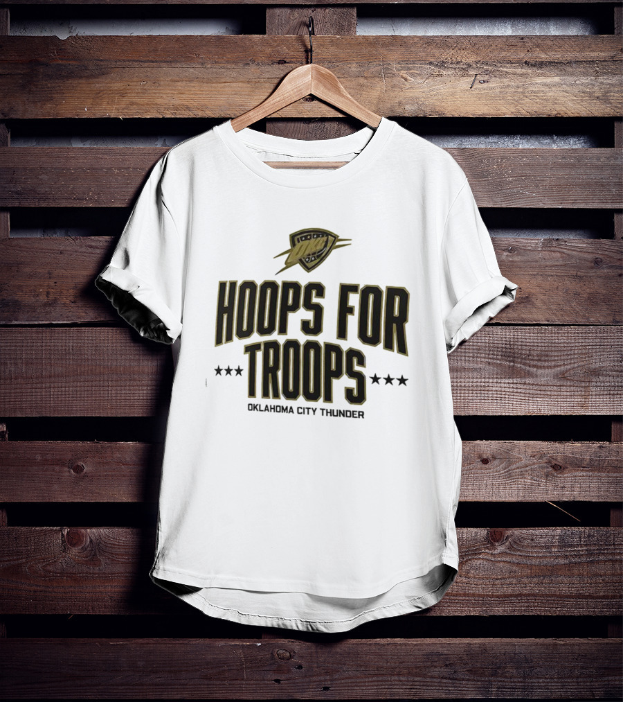 Hoops For Troops Oklahoma City Thunder T-Shirt