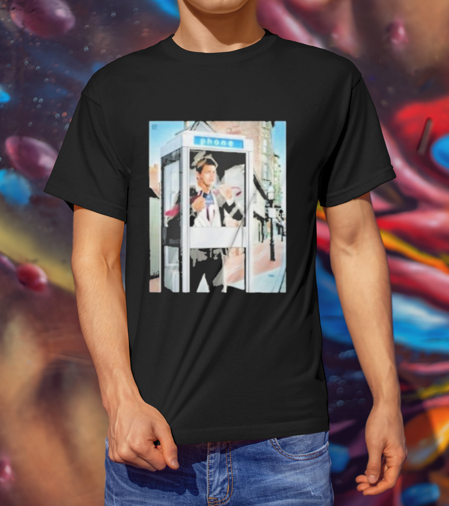 Drake Maye New England Patriots Phone Booth T-Shirt