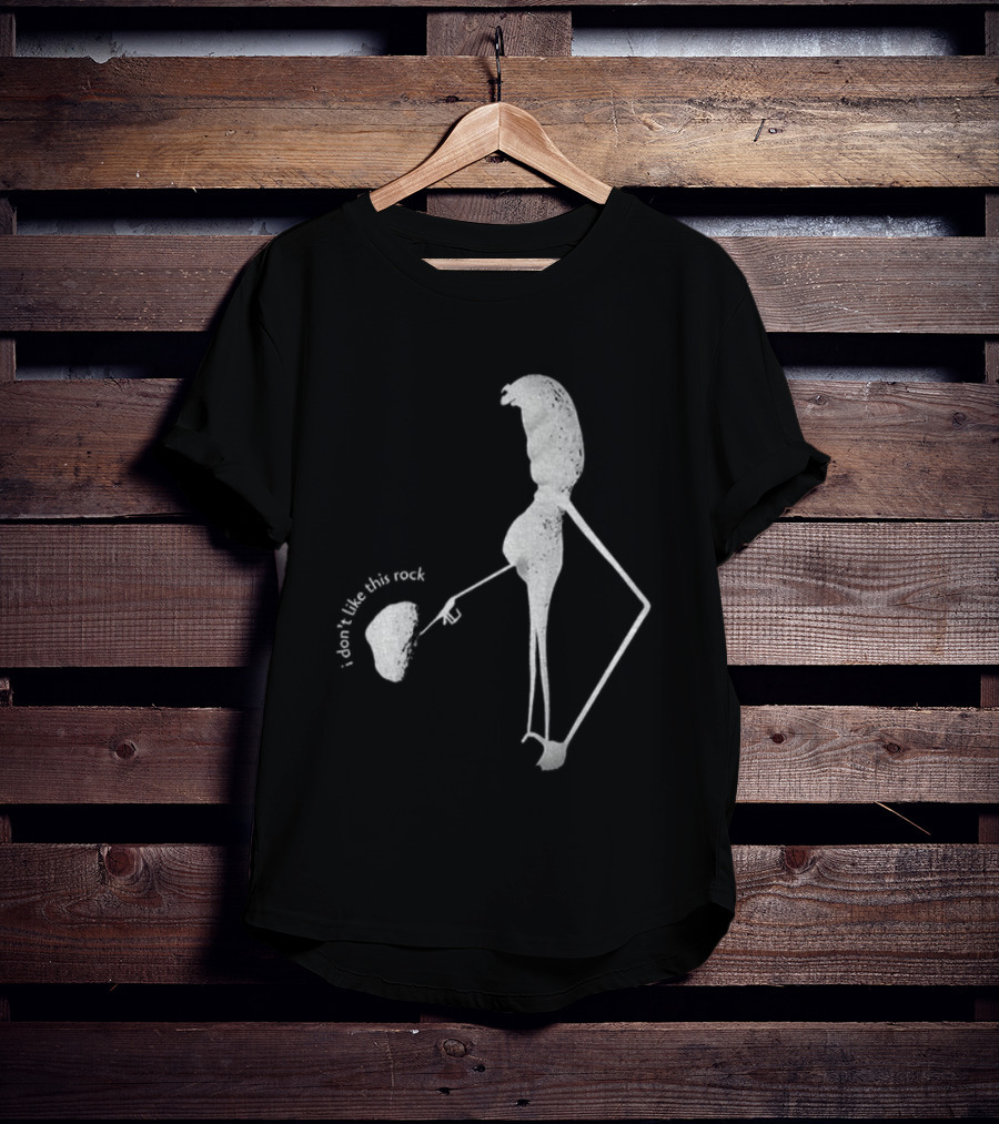 I Don’t Like This Rock Marcus Meme Stick Figure Pointing Gesture T-Shirt