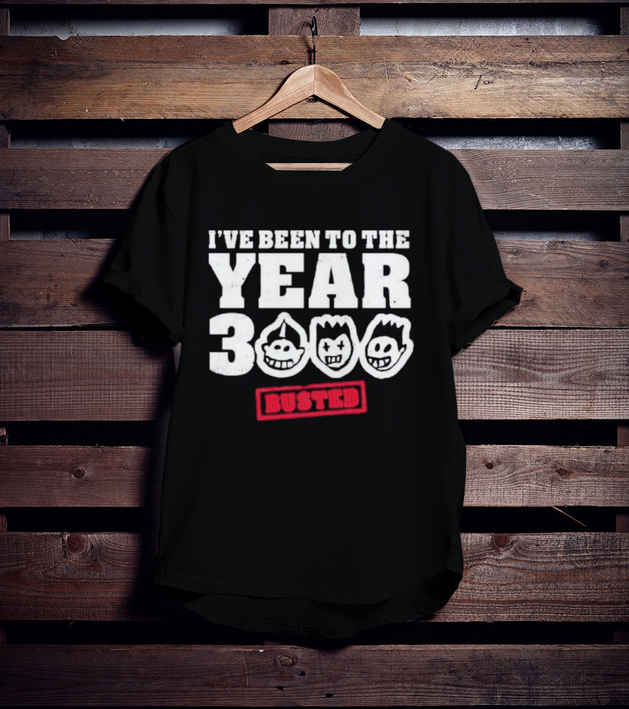 I’ve Been To The Year 3000 Busted Faces T-Shirt