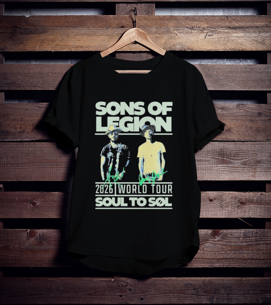 Sons Of Legion 2026 World Tour Soul To Søl T-Shirt