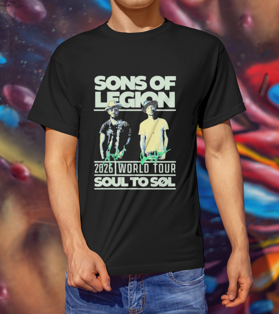 Sons Of Legion 2026 World Tour Soul To Søl T-Shirt