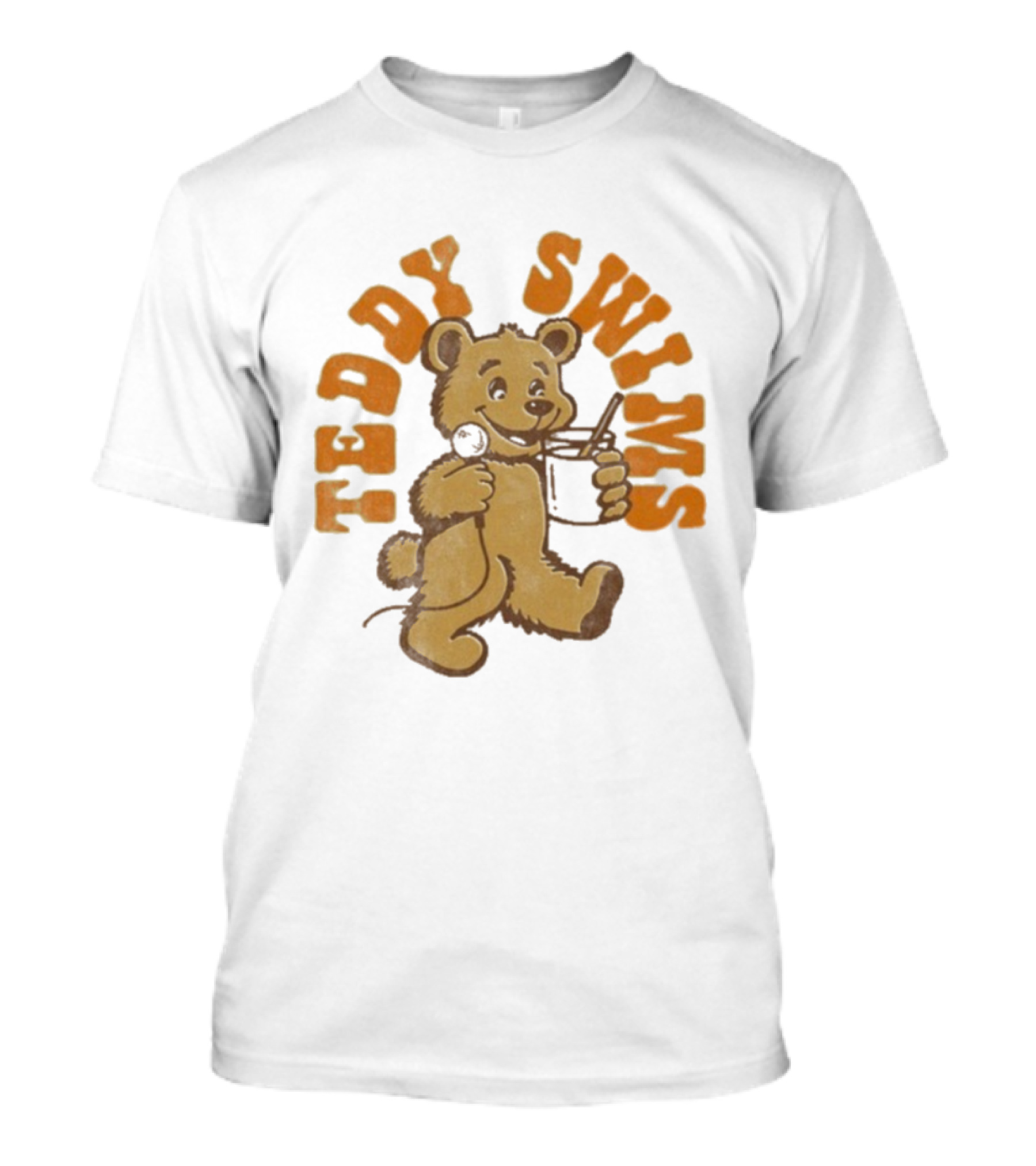 Teddy Swims Milk And Microphone Bear T-Shirt