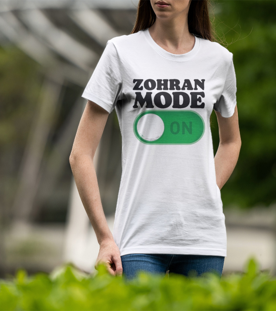 Zohran Mode On Switch Graphic T-Shirt