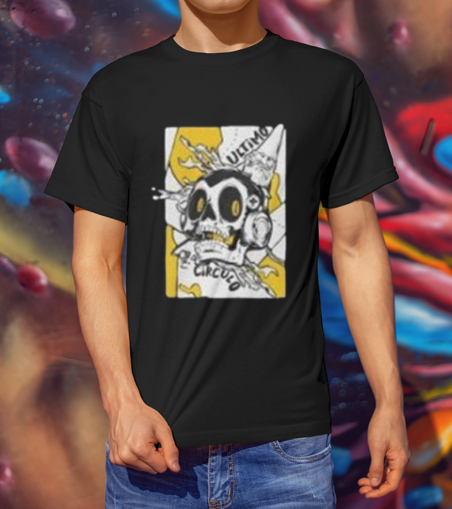 El Ultimo Circulo Legado Ghostcito Skull Headphones Explosion T-Shirt