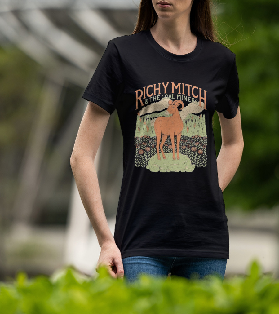Richy Mitch And The Coal Miners Bighorn Goat Forest Scene T-Shirt