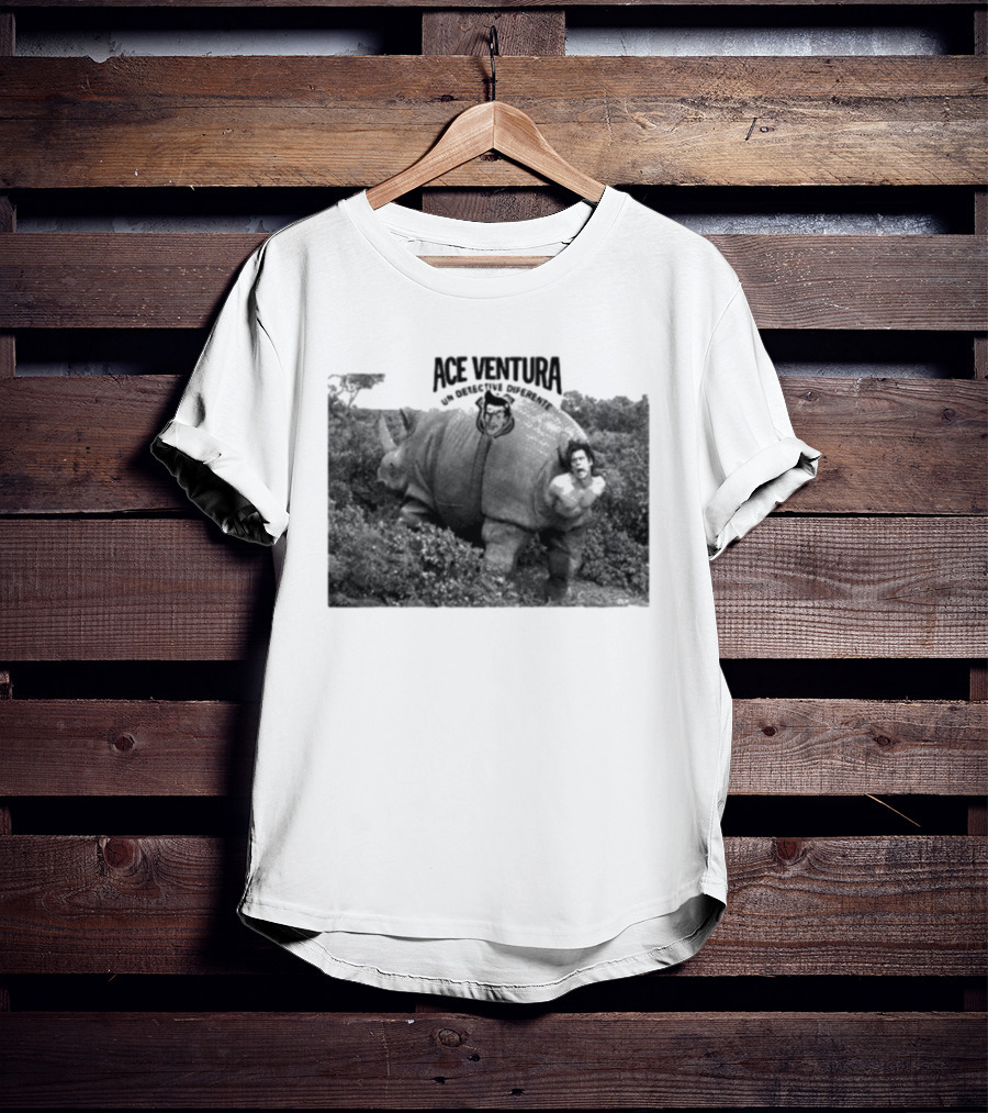 Ace Ventura Un Detective Diferente Rhino Escape Scene T-Shirt