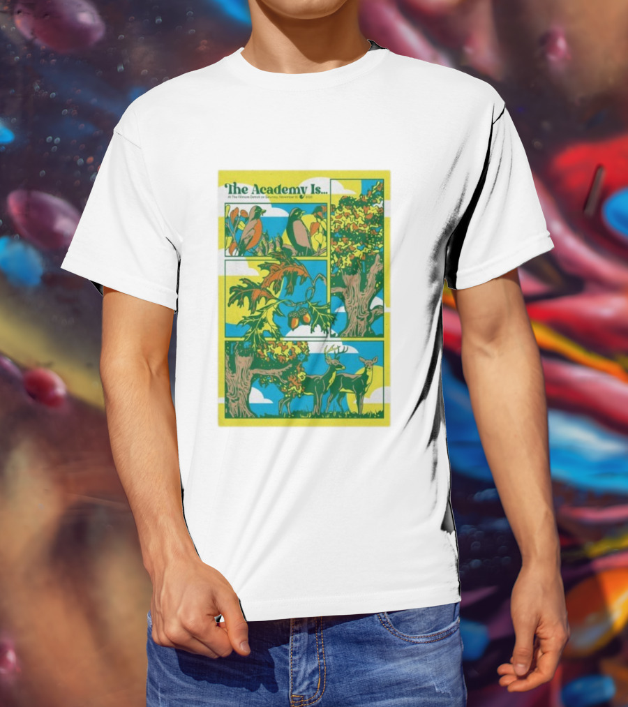 The Academy Is Florence Detroit November 15 2025 Wildlife Forest Scene T-Shirt