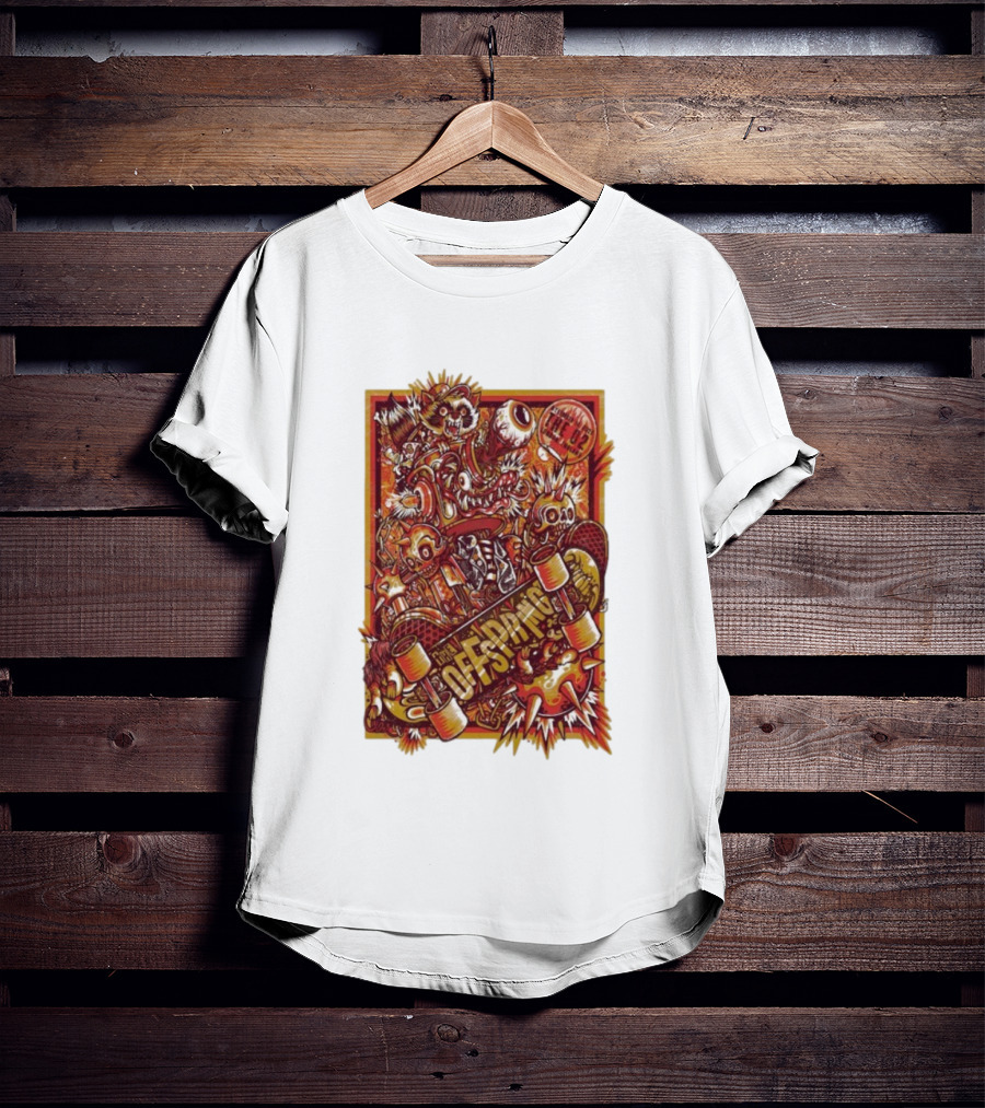 The Offspring Crazy Cartoon Graphics O2 Arena Nov 14 2025 T-Shirt