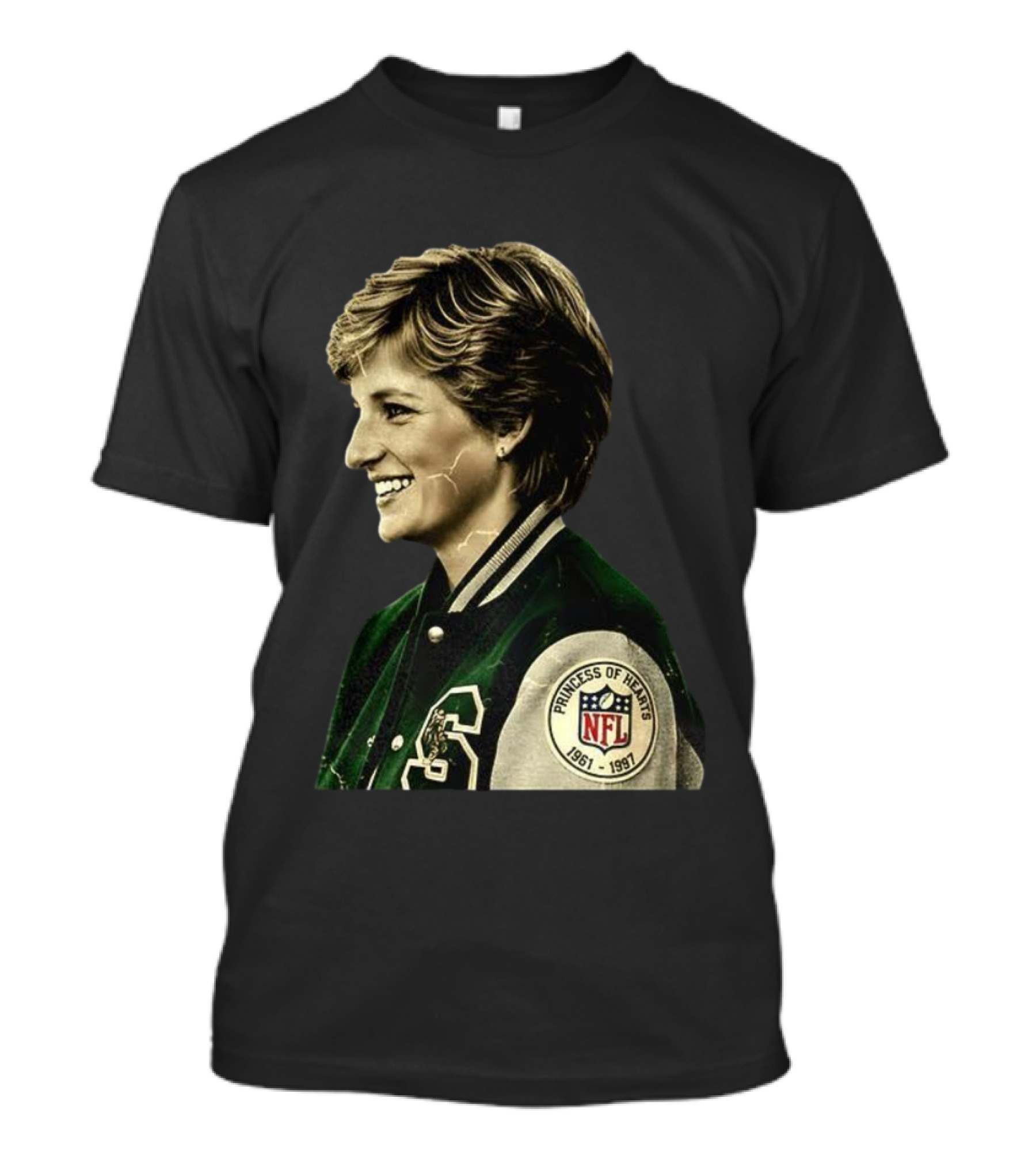 Diana Princess Of Hearts 1961-1997 NFL Philadelphia Eagles T-Shirt