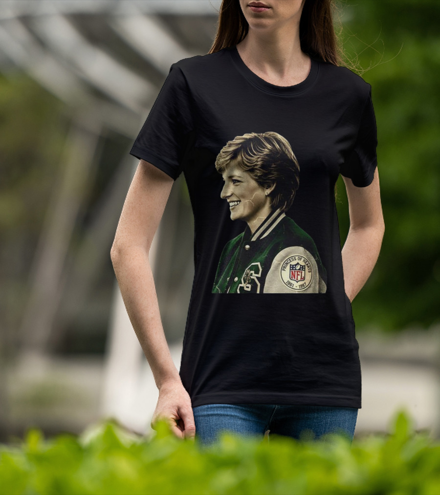 Diana Princess Of Hearts 1961-1997 NFL Philadelphia Eagles T-Shirt