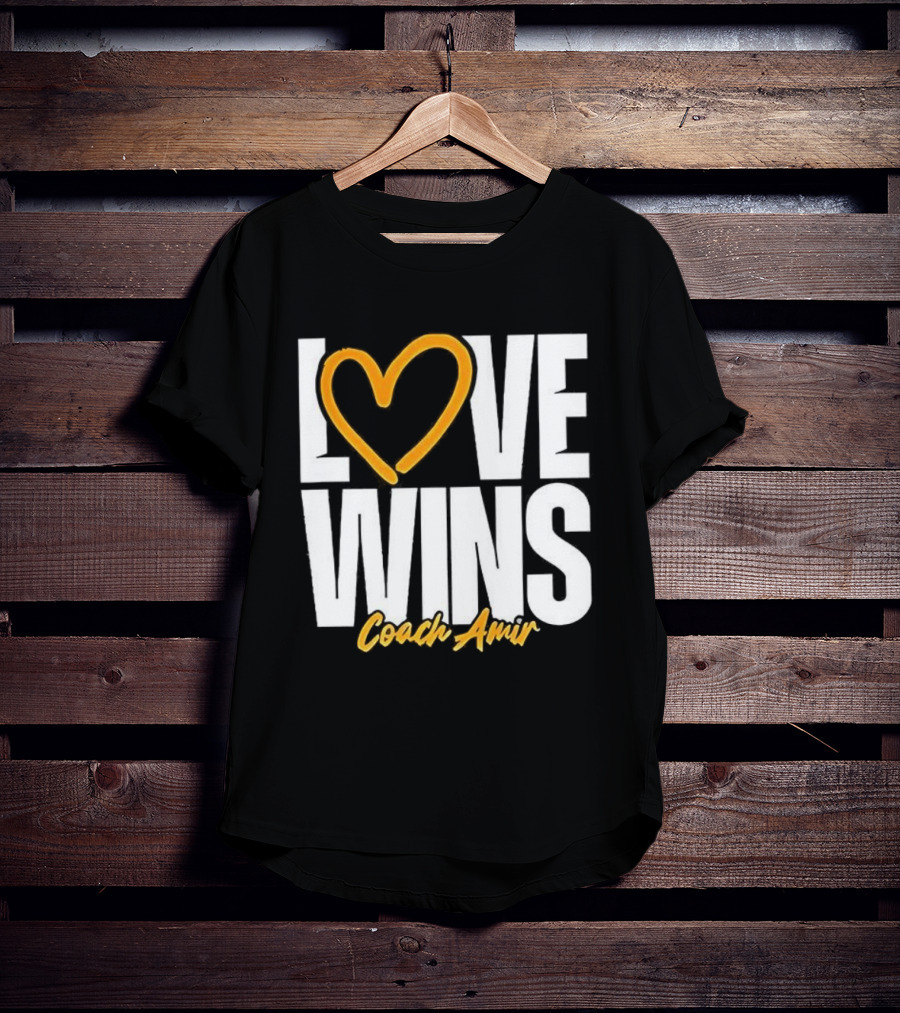 Kennesaw State Owls Love Wins Coach Amir Logo T-Shirt