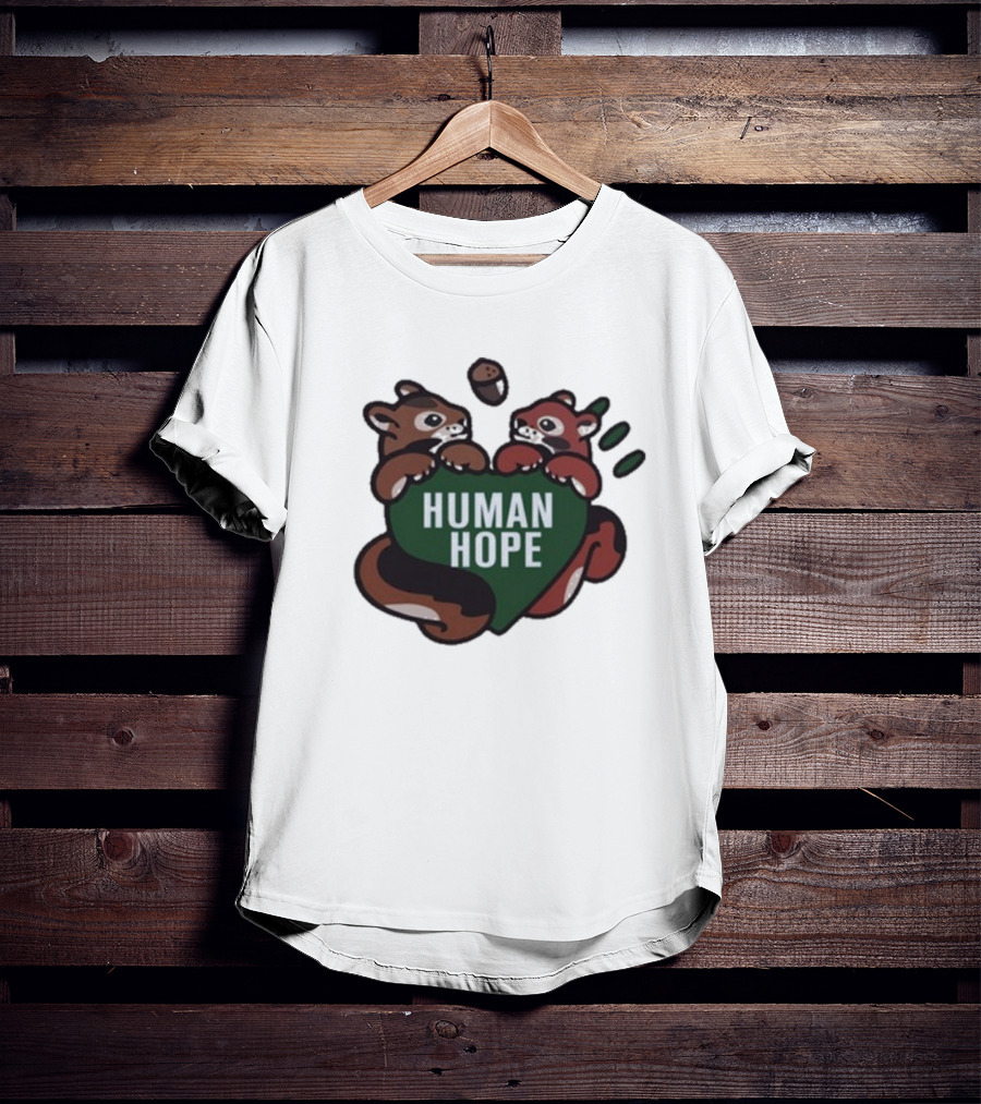 J-Hope Human Hope Squirrel Duo With Acorn And Heart T-Shirt
