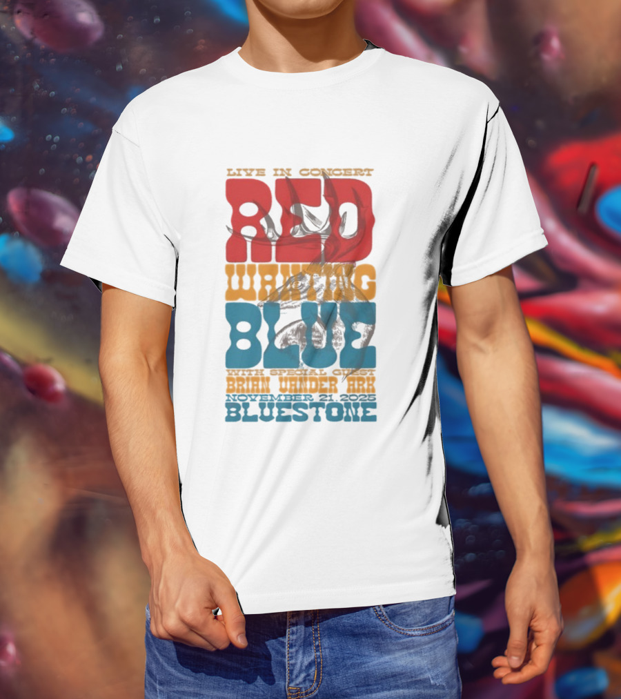 Live In Concert Red Wanting Blue Bluestone Columbus OH November 21 2025 Deer T-Shirt