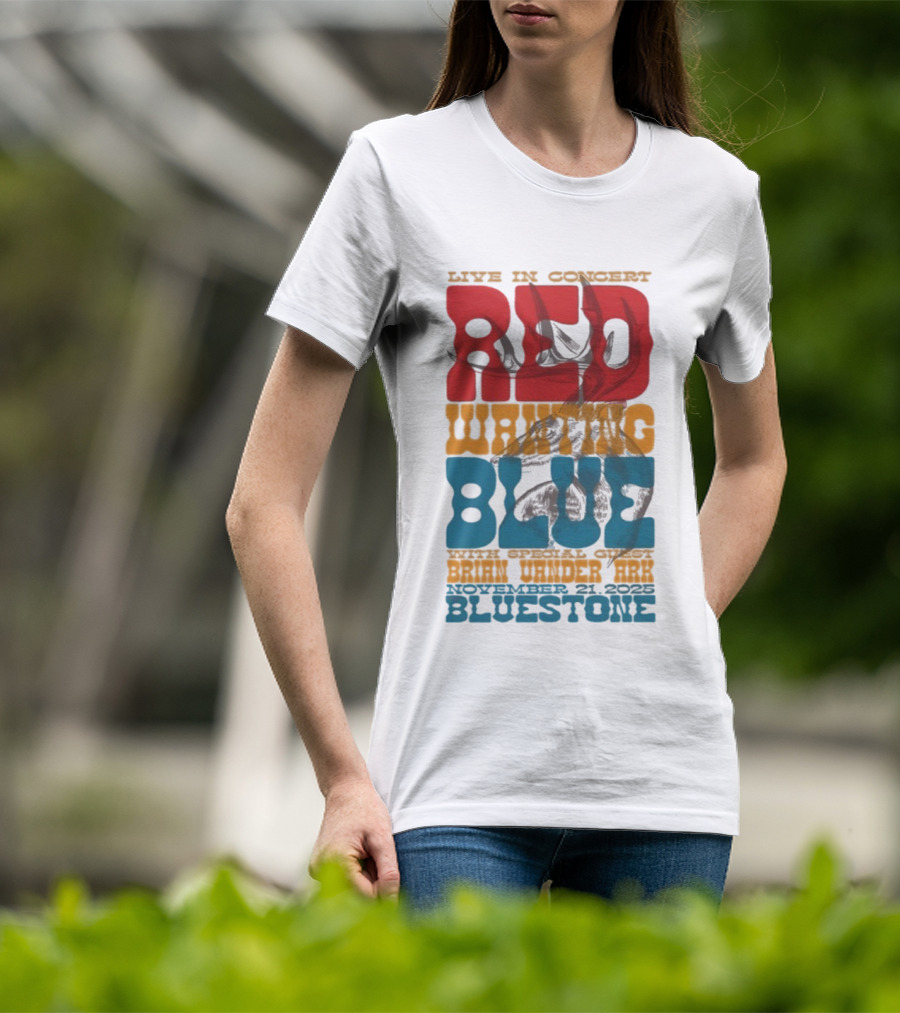 Live In Concert Red Wanting Blue Bluestone Columbus OH November 21 2025 Deer T-Shirt