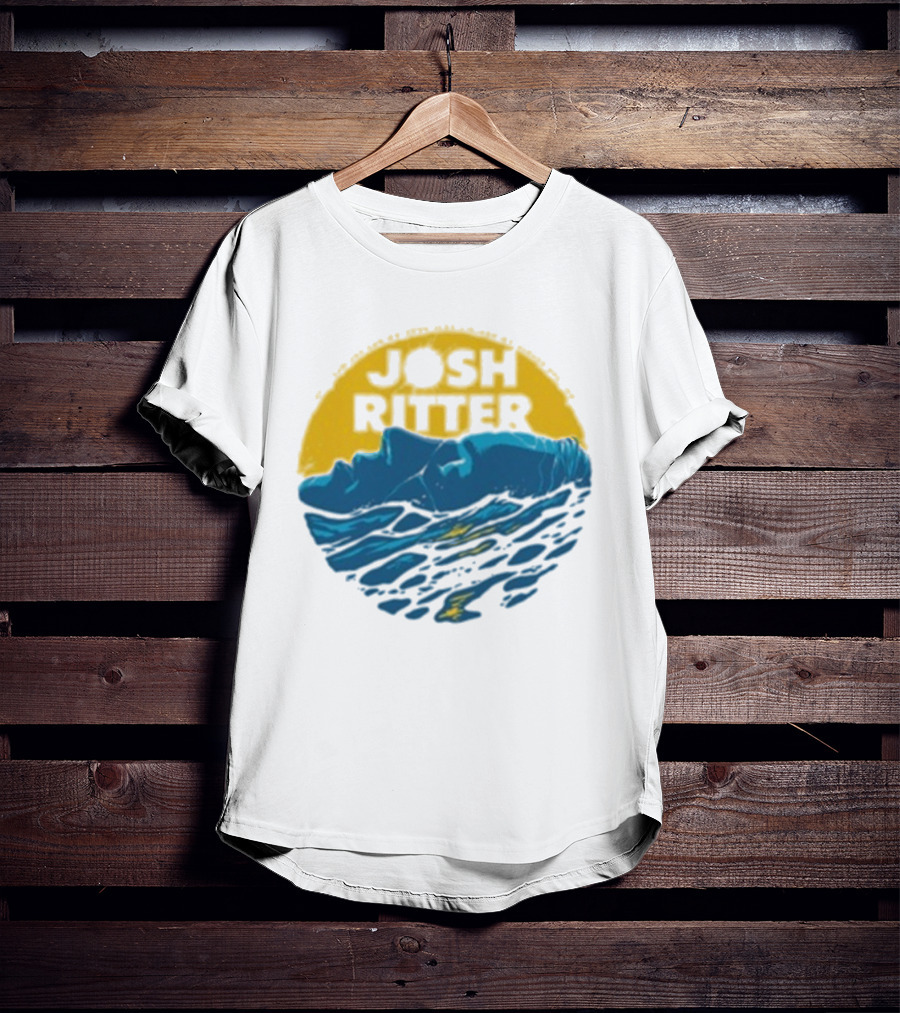 Josh Ritter Wild Ways Face Ocean Sunrise T-Shirt