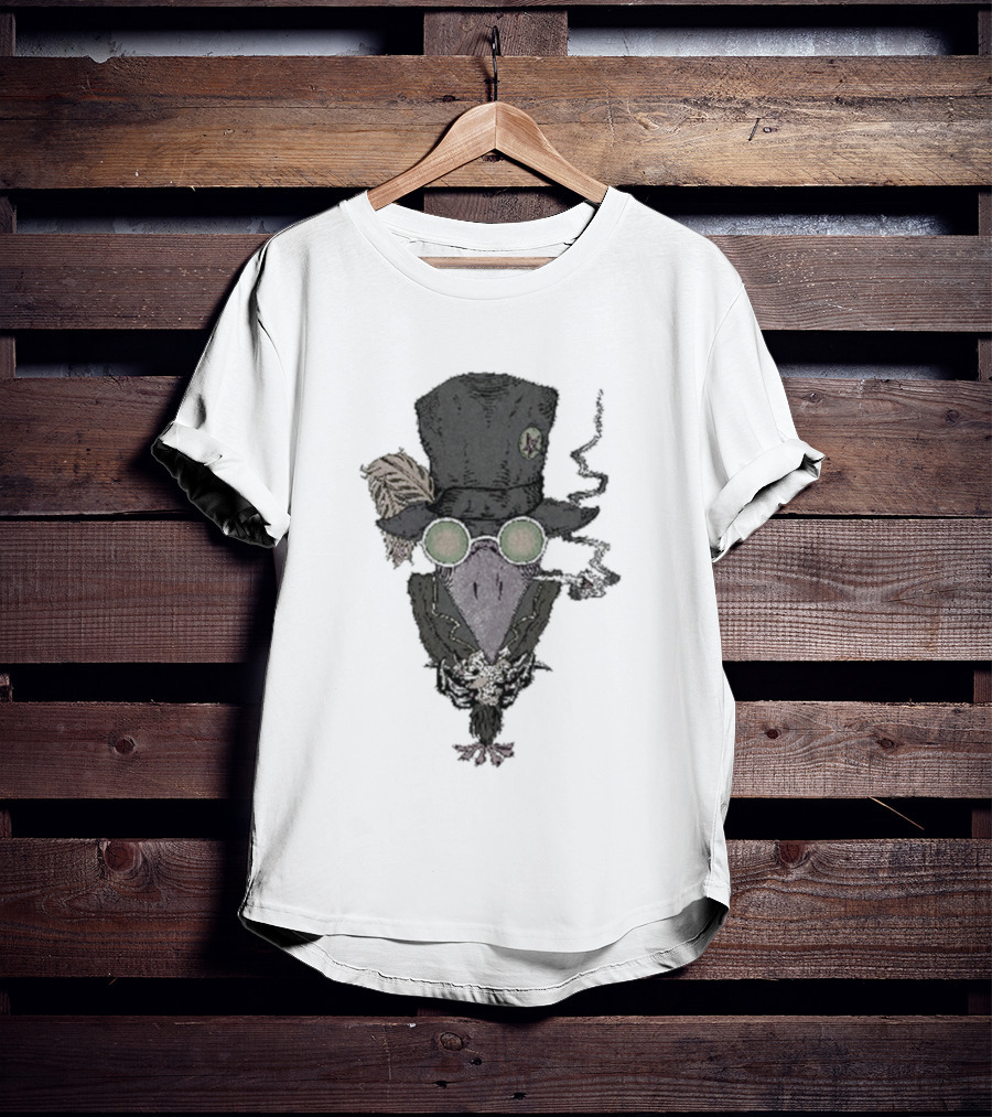 The Black Crowes Smoking Crow Vintage Aesthetic T-Shirt