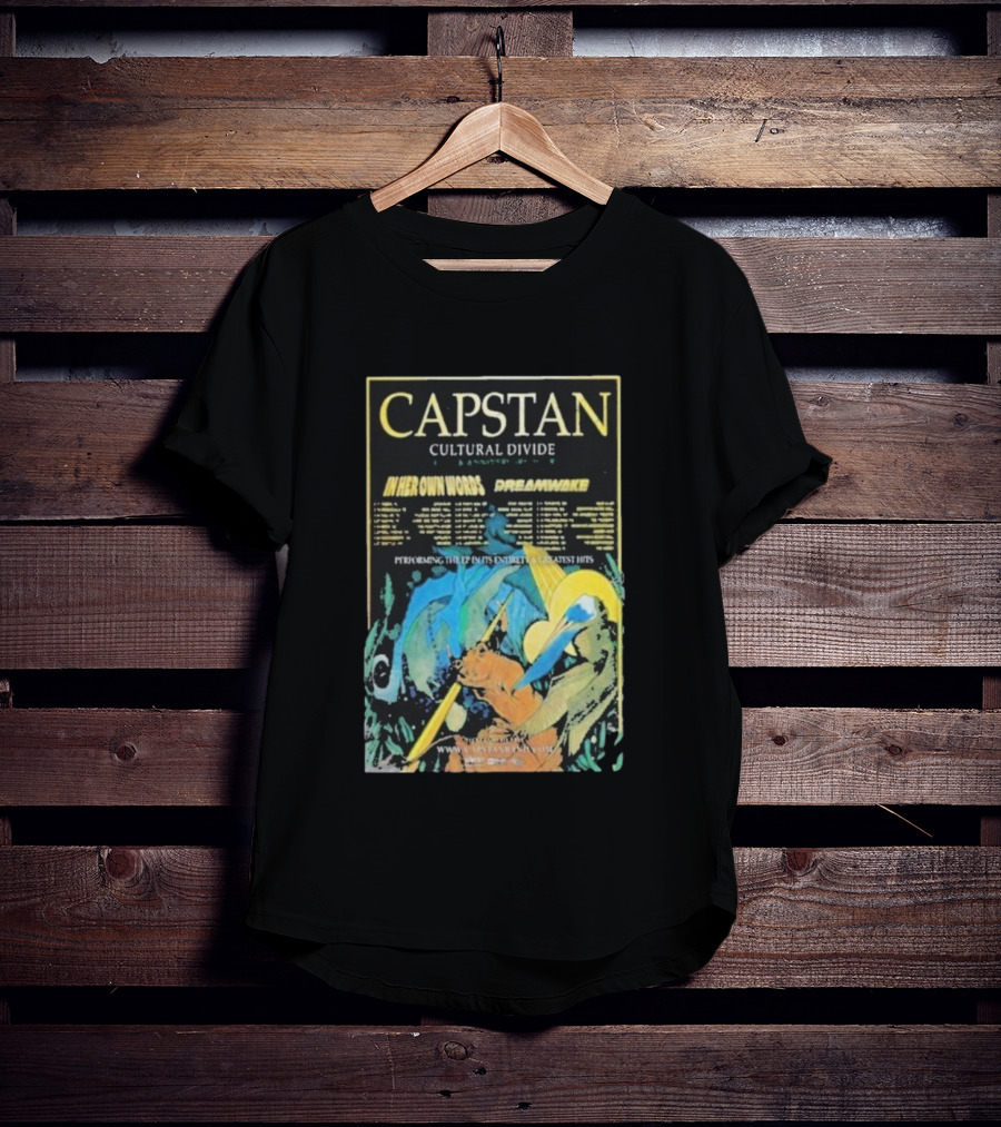 Capstan Cultural Divide Anniversary Tour 2026 In Her Own Words Dreamwake T-Shirt