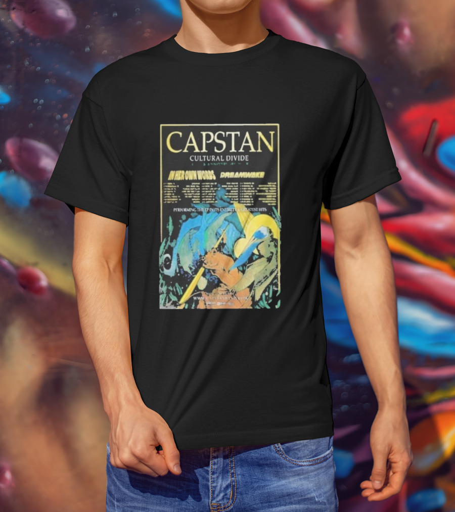 Capstan Cultural Divide Anniversary Tour 2026 In Her Own Words Dreamwake T-Shirt