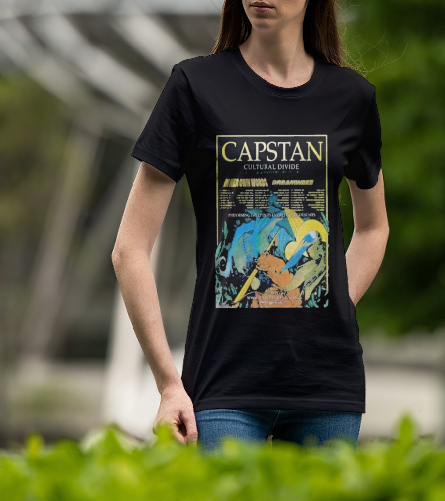 Capstan Cultural Divide Anniversary Tour 2026 In Her Own Words Dreamwake T-Shirt
