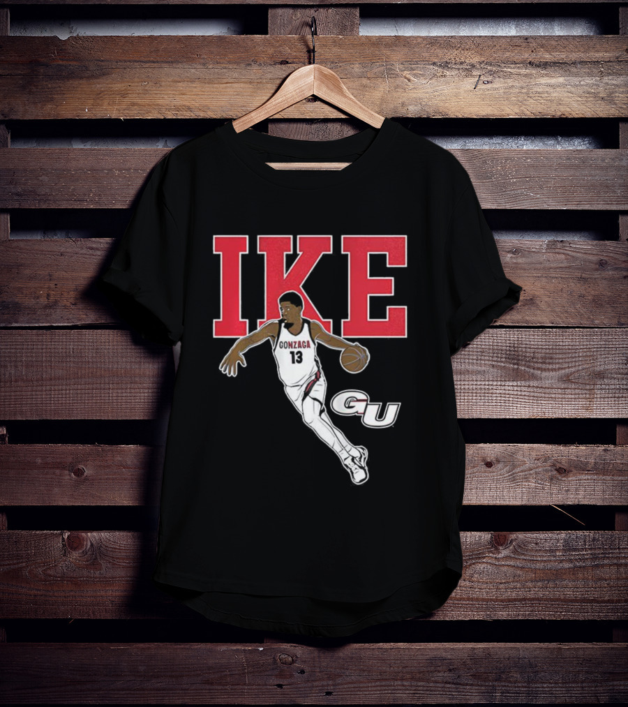 Graham Ike Gonzaga Bulldogs Basketball Player Pose Graphic T-Shirt