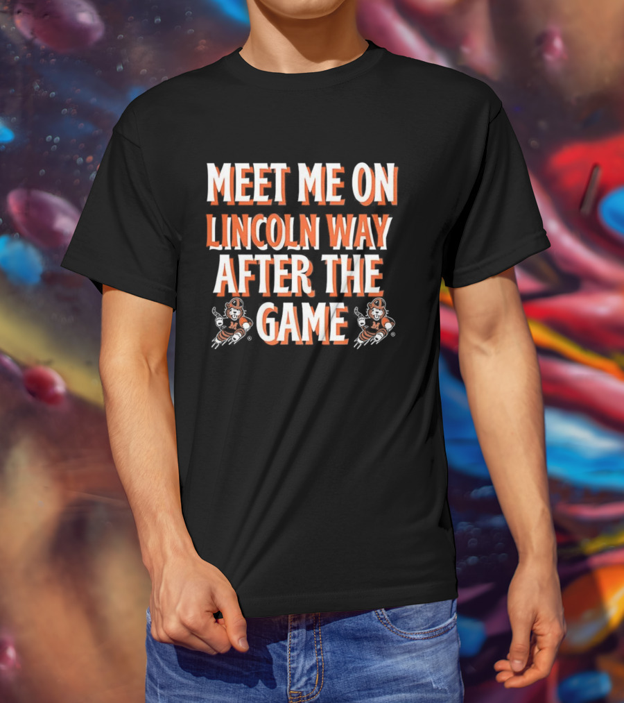 Massillon Tigers Football Meet Me On Lincoln Way After The Game T-Shirt